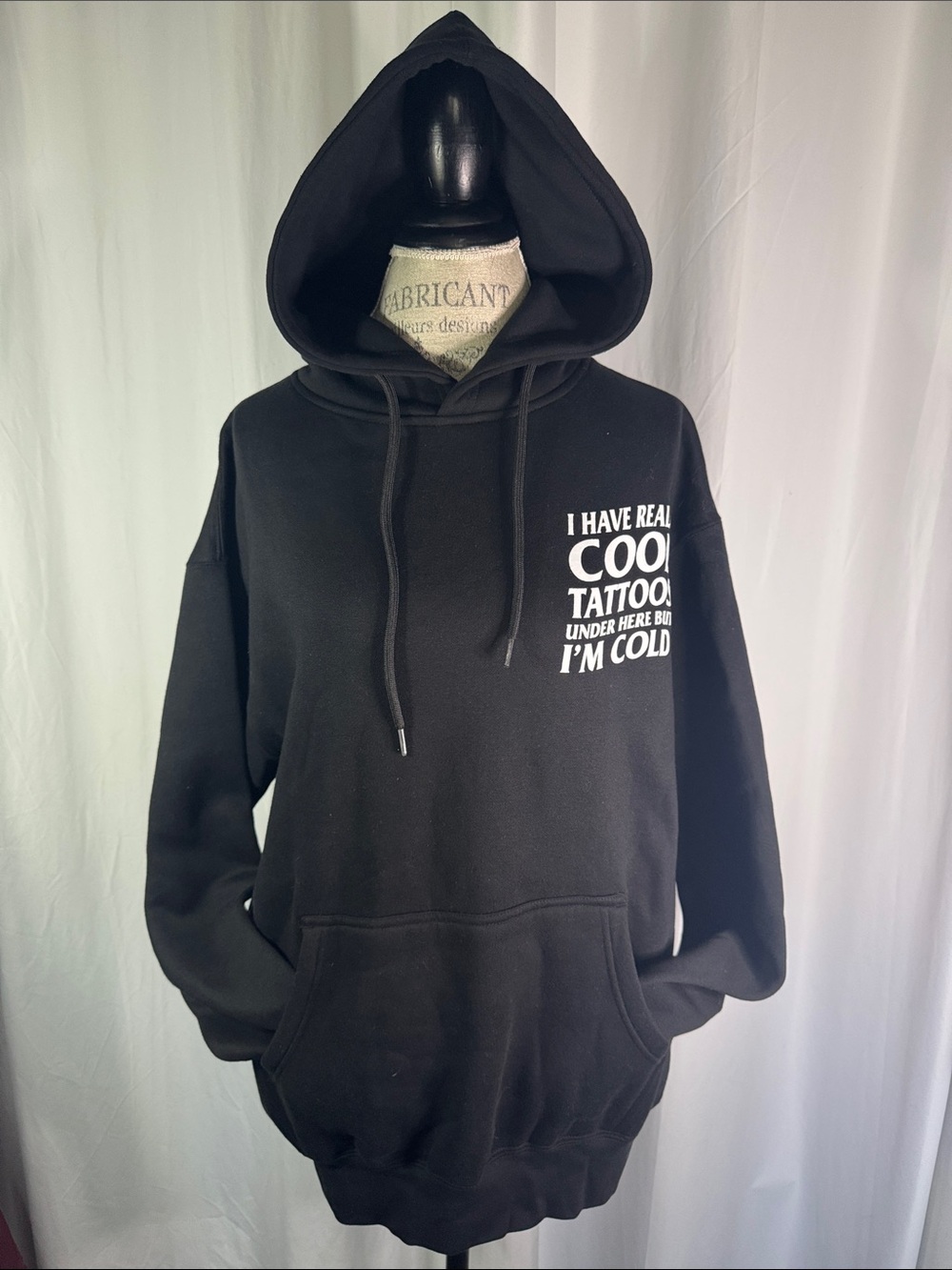 Cartel Ink Black Graphic Crewneck Hoodie